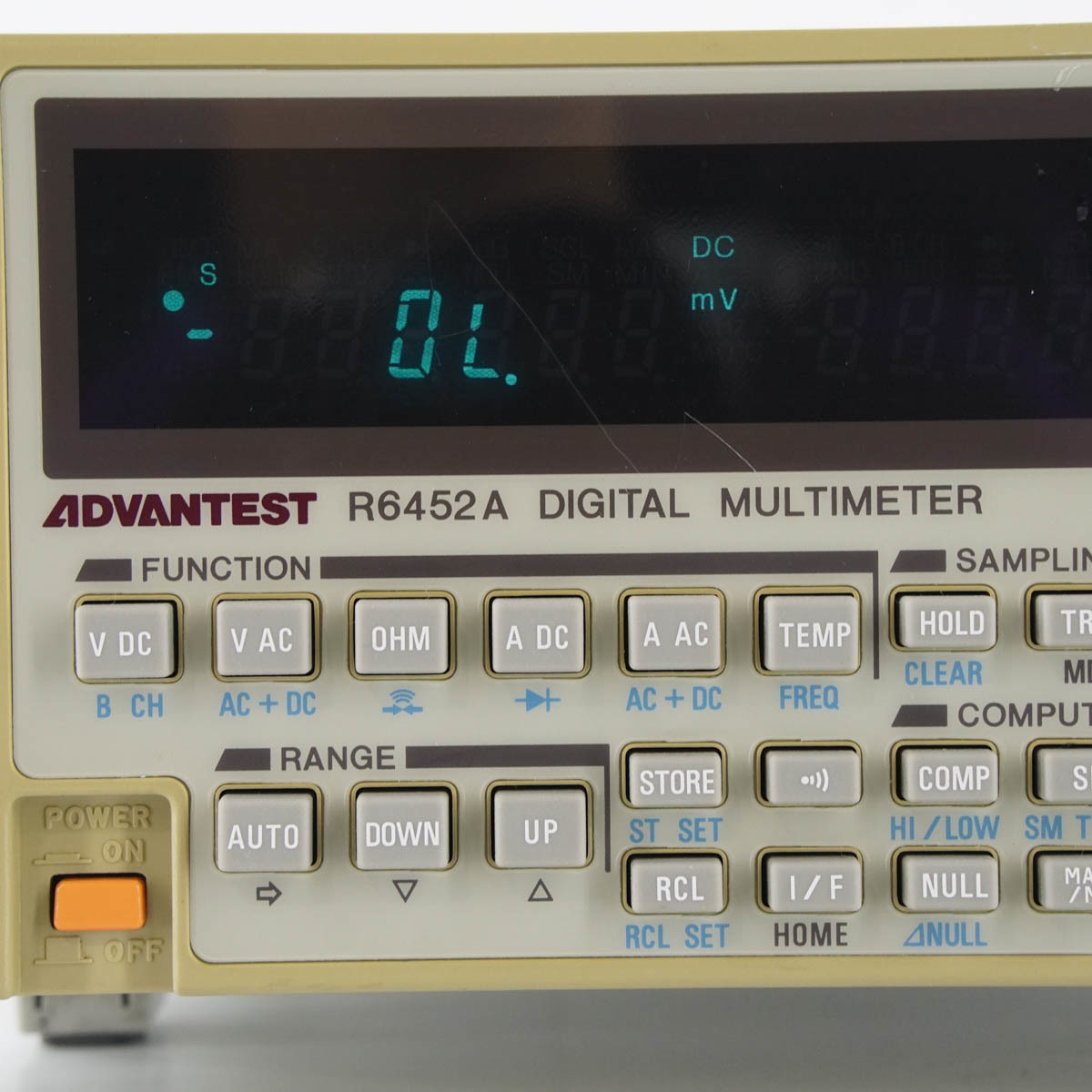 [DW] 8日保証 R6452A ADVANTEST DIGITAL MULTIMETER アドバンテスト デジタルマルチメーター[05491-0017]_画像4