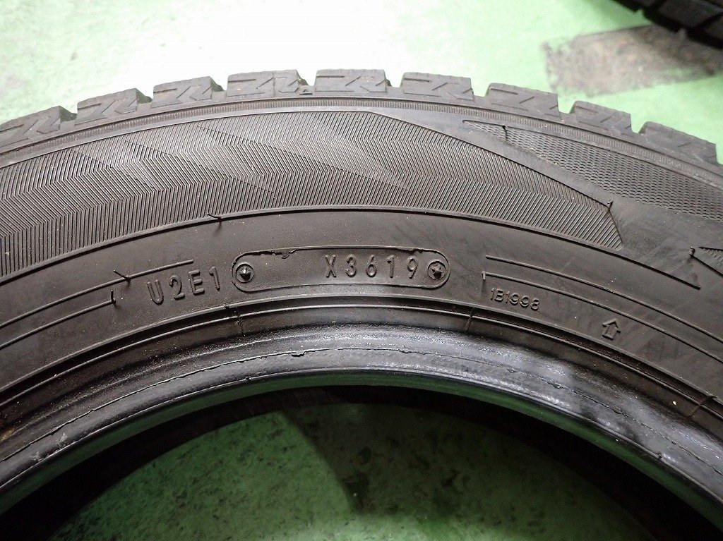 GM1382【送料無料145/80R13】4本 ダンロップ ウィンターマックス 02 WM02 中古スタッドレス モコ MRワゴン 1円スタート 即決有_画像9