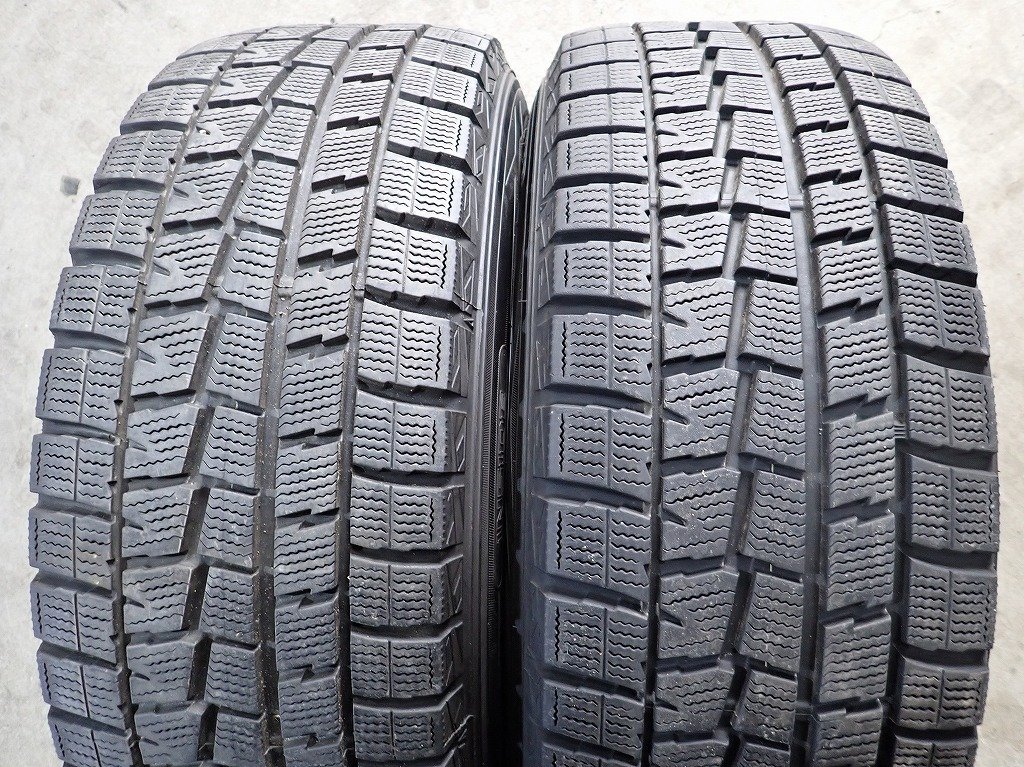 YS3819【送料無料215/60R16】クラウン マークX エスティマなどに 中古スタッドレスセット ★16×7J 114.3/5H ET38★1円スタート_画像3