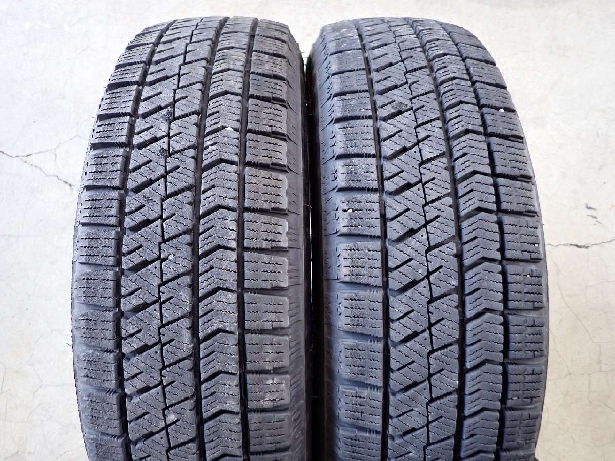 YS3346【送料無料155/65R14】スズキ純正 ワゴンR純正 アルト スペーシア 中古スタッドレスセット ■14×4.5J 100/4H ET45■_画像3