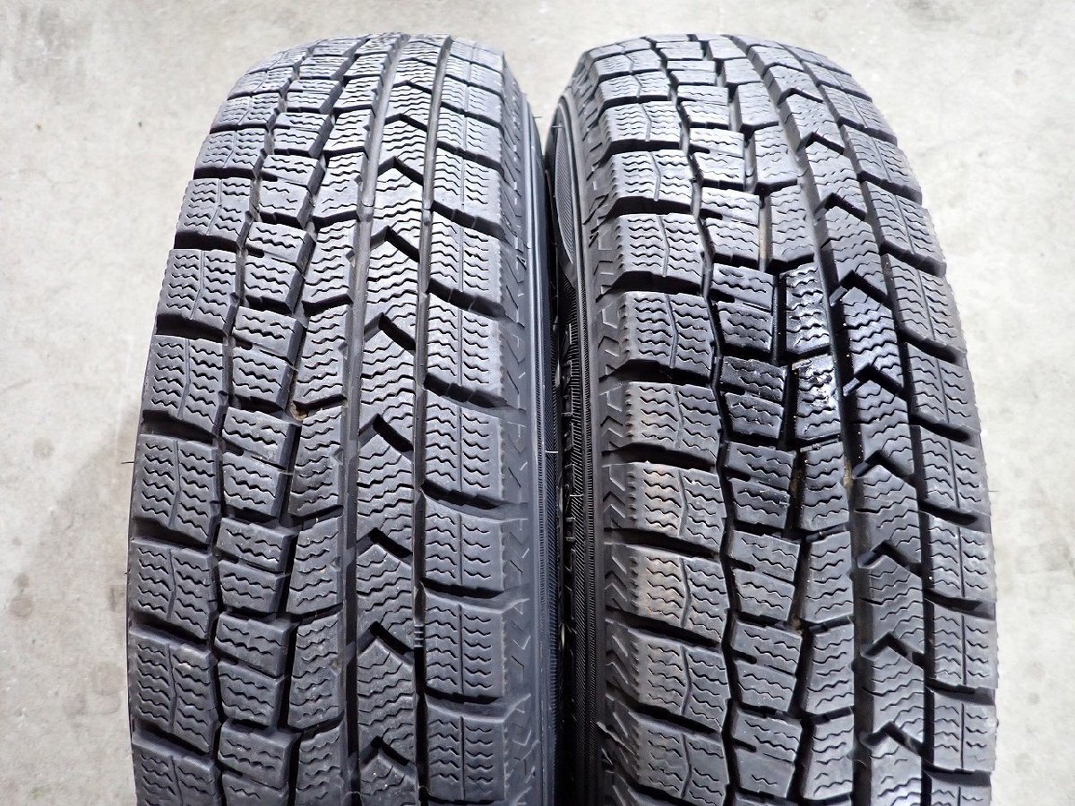 YS3717【送料無料145/80R13】モコ タント スペーシア 中古スタッドレスセット ■13×4J 100-110-114.3/4H ET約45■1円スタート_画像3