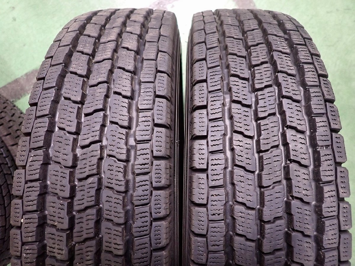 GM1552【送料無料145/80R12 80/78N】4本 ヨコハマ ICE GUARD IG91 中古スタッドレス サンバー キャリー ハイゼット 《即決》_画像3