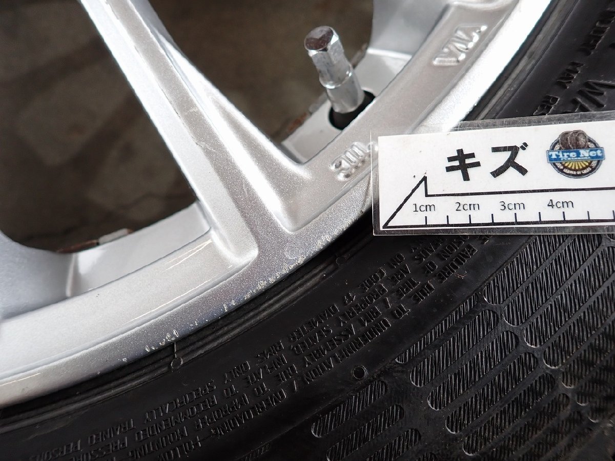 QR6668【送料無料215/55R17】ユーロテック　ザ・ビートル パサートなどに 中古夏タイヤセット ●17×7J 112/5H ET38●_画像9