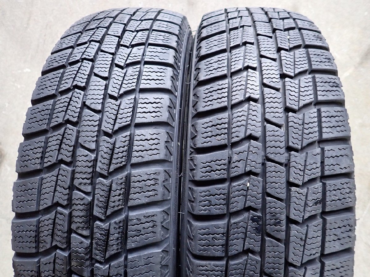 YS4321【送料無料155/65R14】ダイハツ純正 タント ミライース ムーブ 中古スタッドレスセット ★14×4.5J 100/4H ET45★1円スタート_画像5