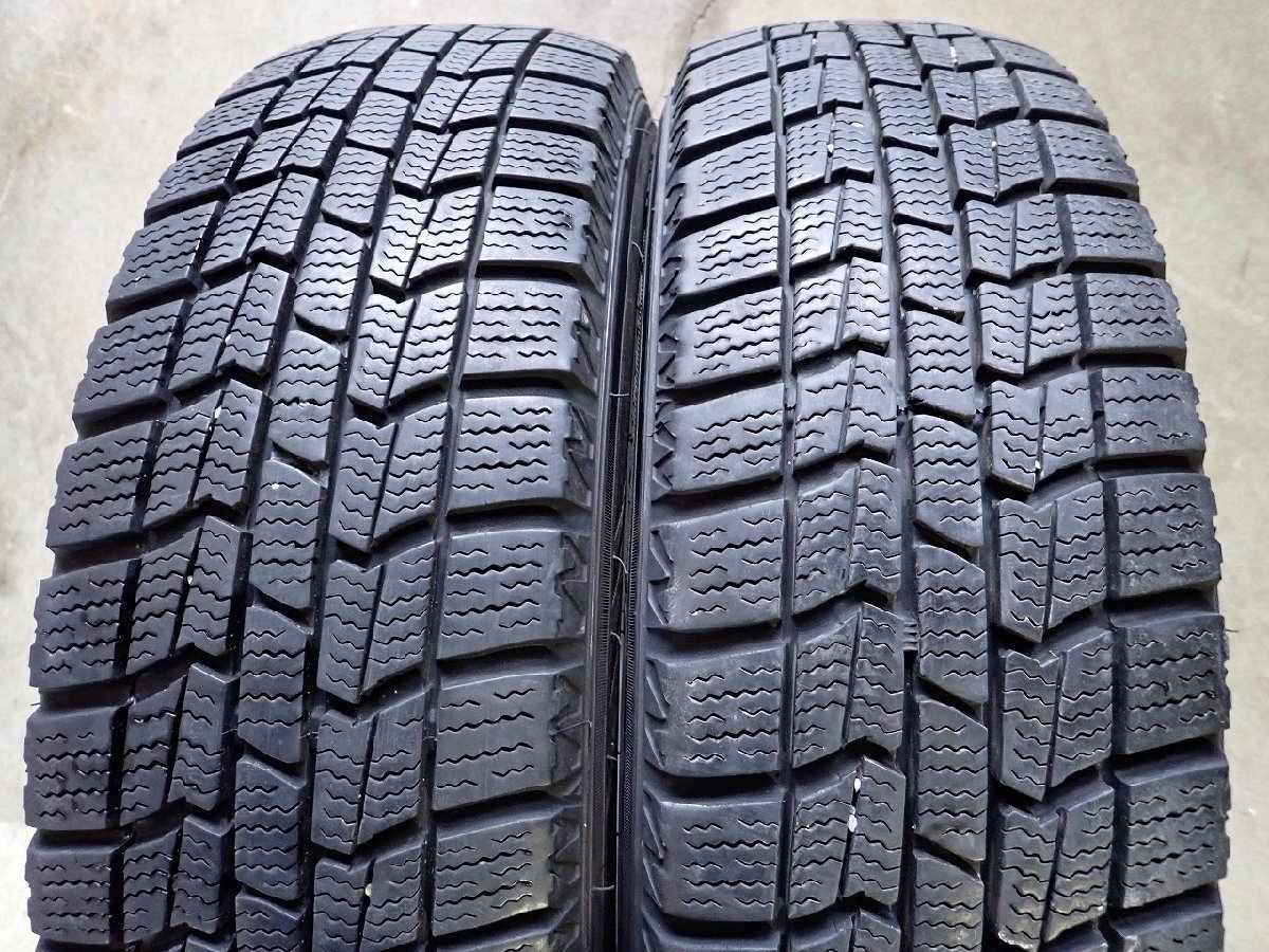 YS4321【送料無料155/65R14】ダイハツ純正 タント ミライース ムーブ 中古スタッドレスセット ★14×4.5J 100/4H ET45★1円スタート_画像3