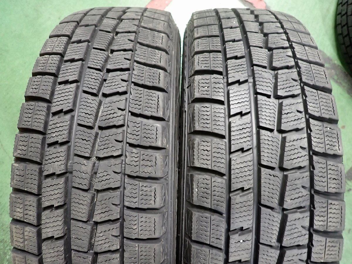 GM1836【送料無料175/65R15】4本 ダンロップ WINTERMAXX WM01 中古スタッドレスタイヤ フィット アクア スペイドなどへ