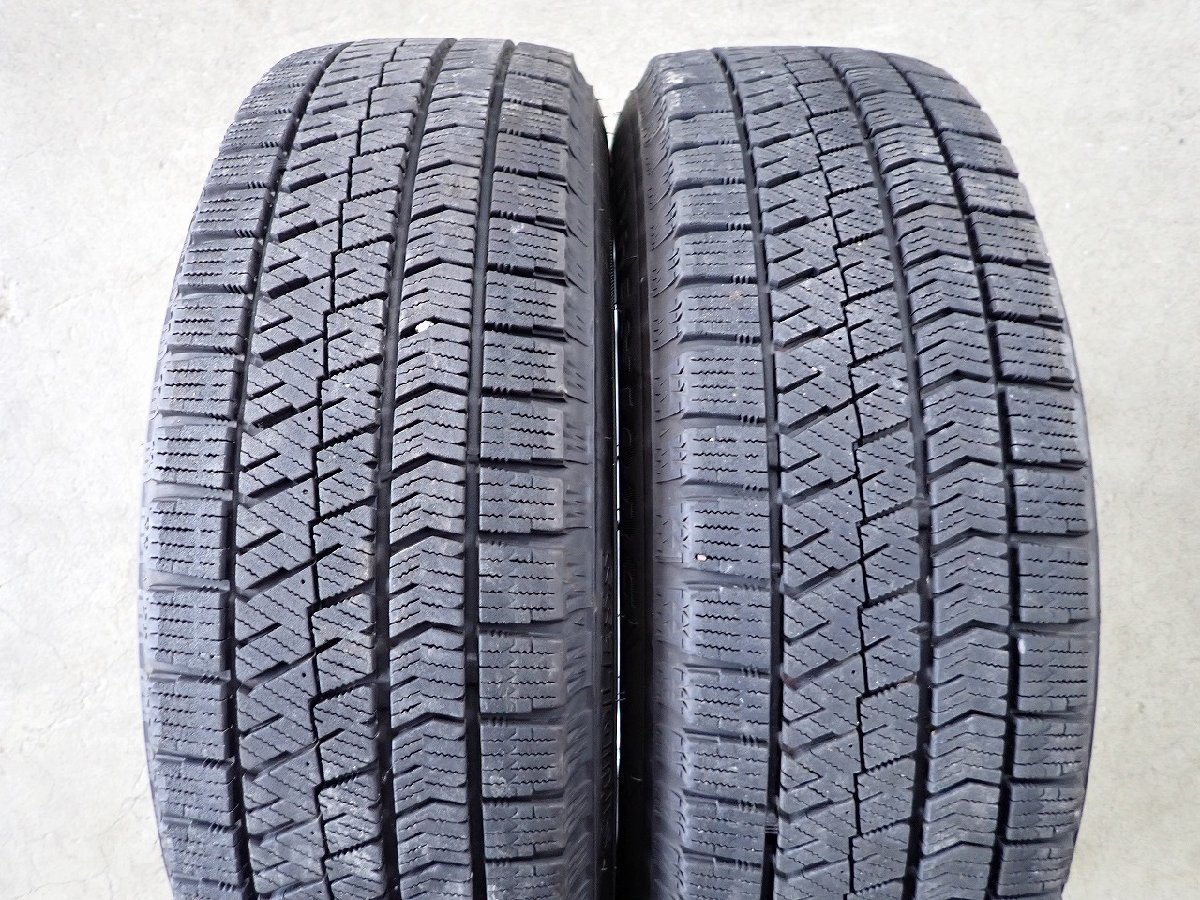 YS4718【送料無料175/65R15】アクア スペイド ポルテ ヴィッツ GP1フィット スイフト等 中古スタッドレスセット★15×6J 100/4H ET40★_画像5