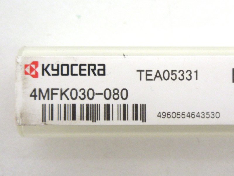 【未使用】京セラ(KYOCERA) 高能率・鋼加工用 ソリッドエンドミル 4MFK030-080｜4MFK φ3【/D20179900030619D/】_画像2