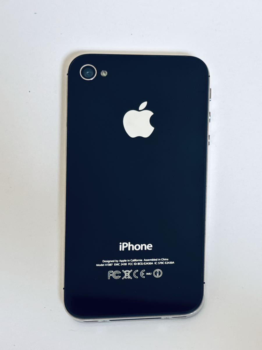 【動作良好】 iPhone4s 16GB ブラック A1387 Apple スマートフォン_画像3