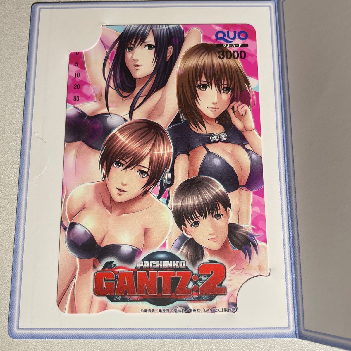 当選品　未使用品　3000円分　GANTZ 2 ガンツ　QUOカード　小島多恵（たえちゃん）　山咲杏　下平玲花_画像1