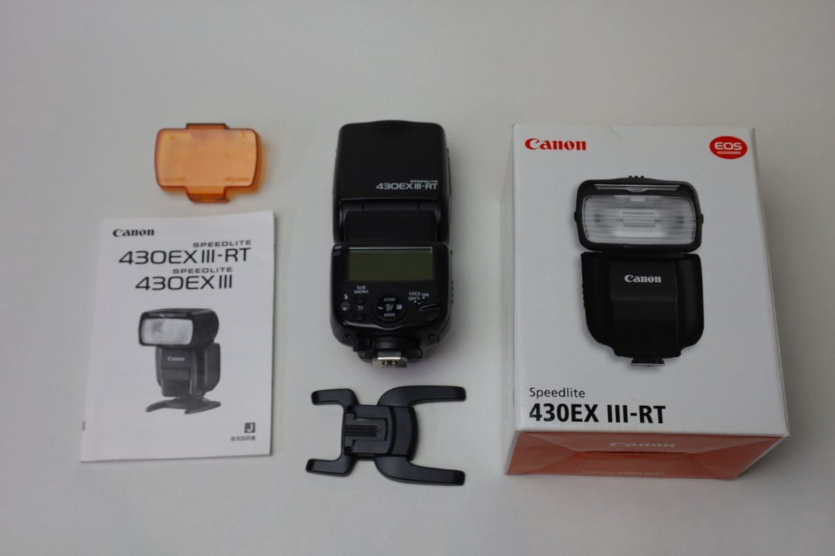 【Canon キヤノン】スピードライト430EX III-RT 一眼カメラ用 ストロボ_画像1