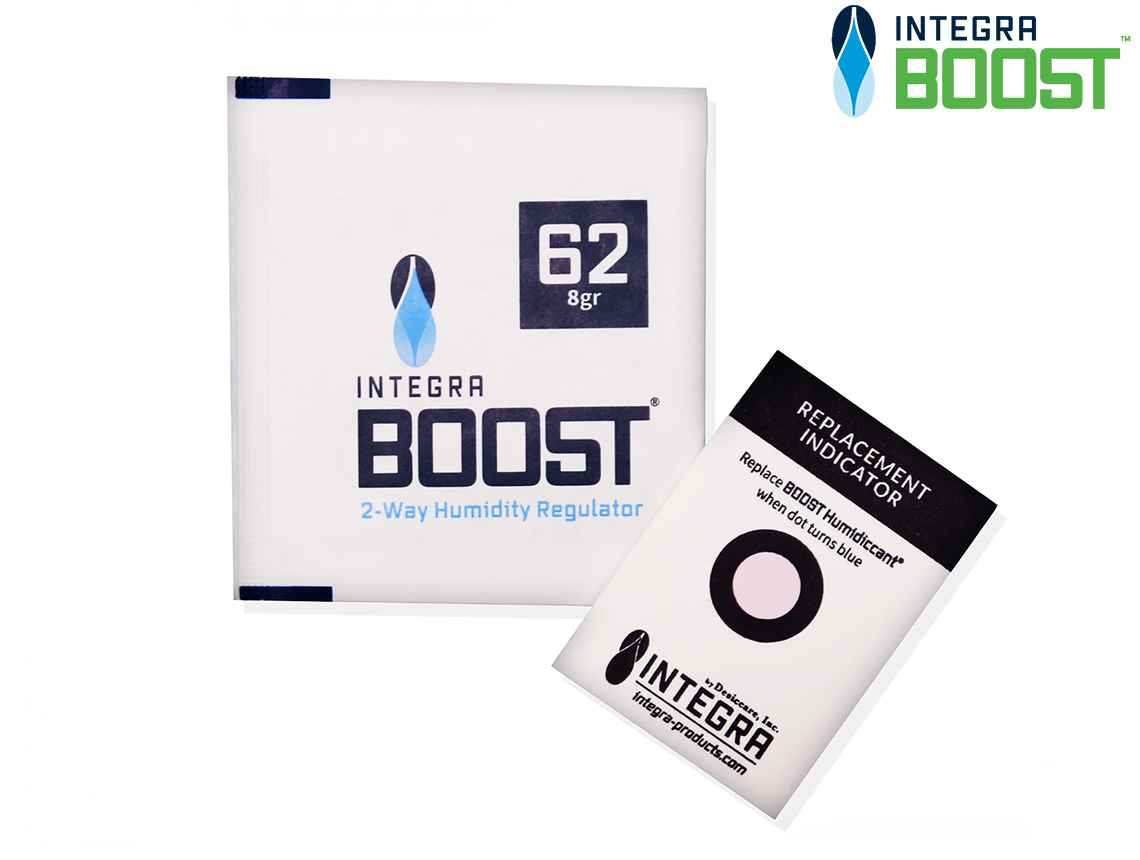 [3個] INTEGRA BOOST インテグラブースト 62％湿度調整剤 8g ボング カンナビスカップ high times ハイタイムズ thc マリファナ 大麻_画像1