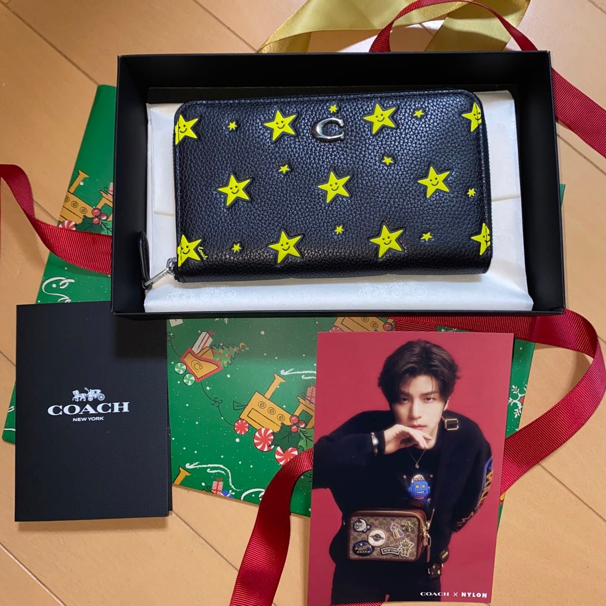 COACH コズミック コーチ ミディアム ジップ アラウンド COACH コズミック コーチ ミディアム ジップ アラウンド