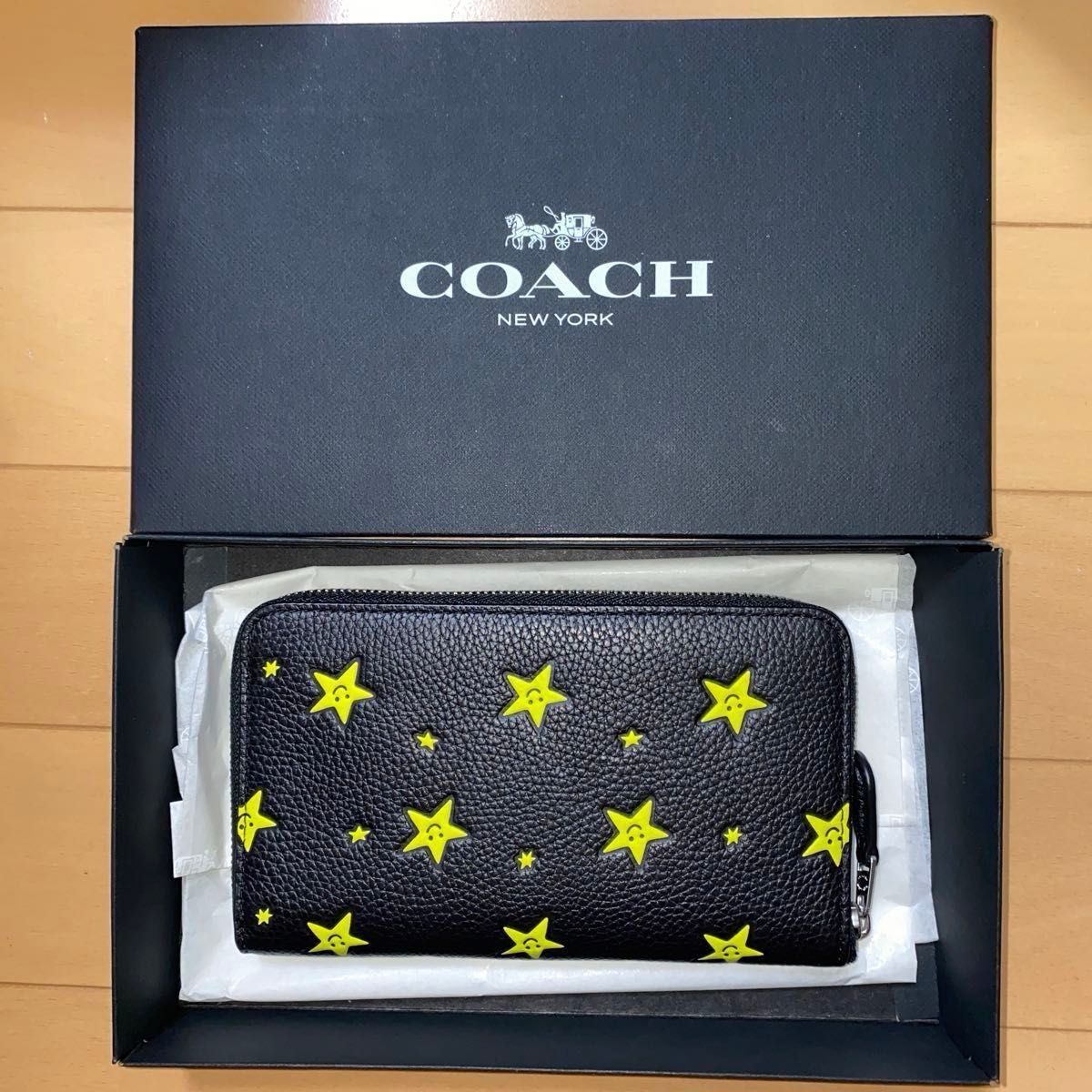 COACH コズミック コーチ ミディアム ジップ アラウンド COACH コズミック コーチ ミディアム ジップ アラウンド