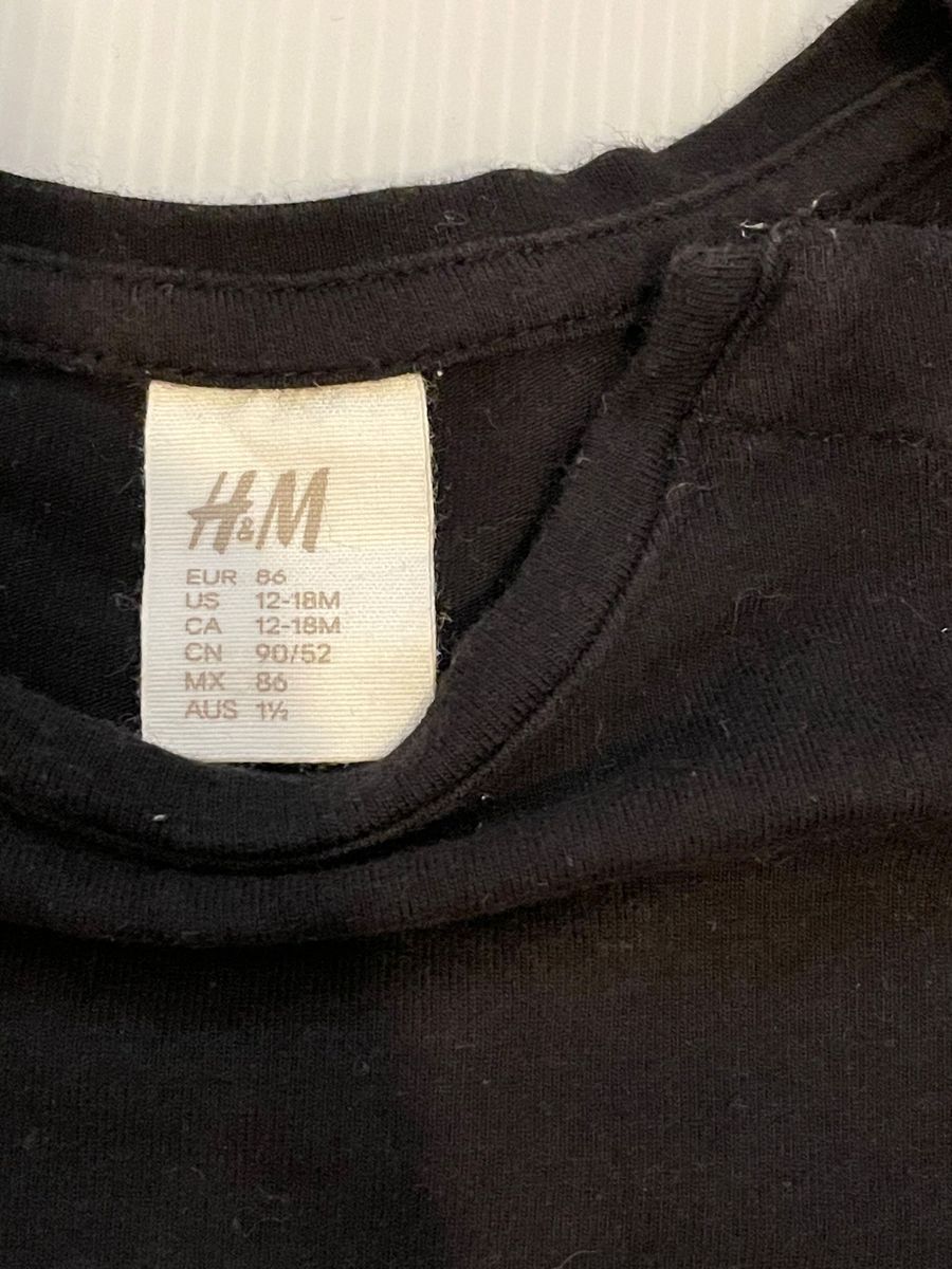 【3点セット!】ベビー 86cm 12-18ヶ月 ヒョウ柄 帽子 長袖カットソー レギンス H&M コットン素材 セットアップ