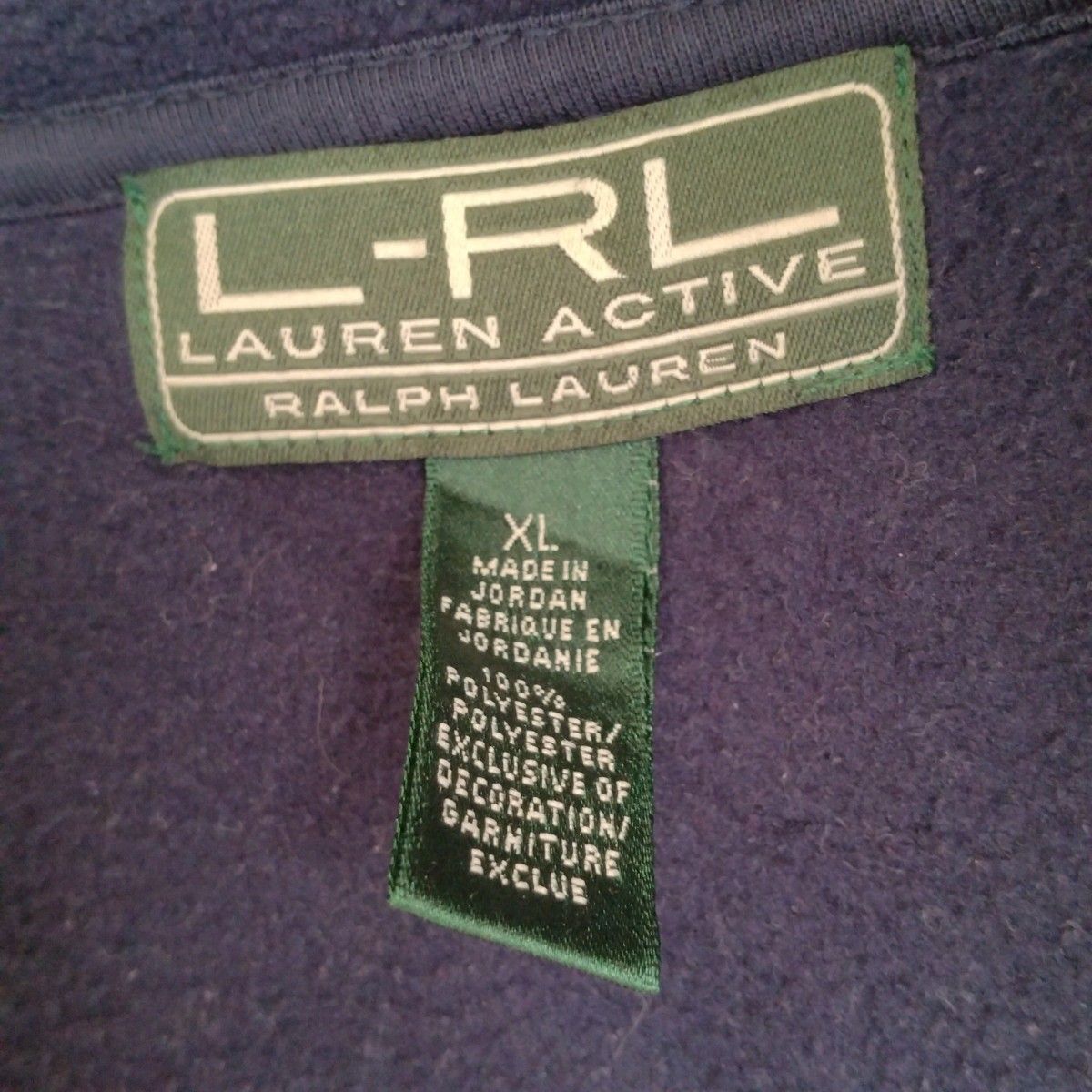【レアデザイン】LAUREN　RALPH LAUREN　 90s 　襟長　デザイン　フリースジャケット
