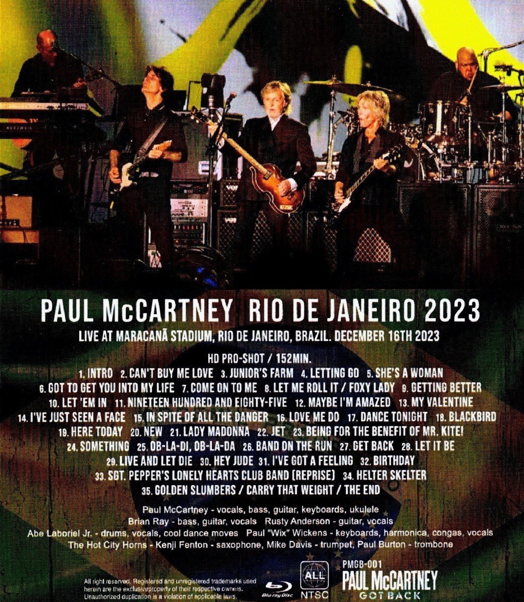 PAUL McCARTNEY 「RIO DE JANEIRO 2023」 ポール・マッカートニー RIO BEATLES_画像5