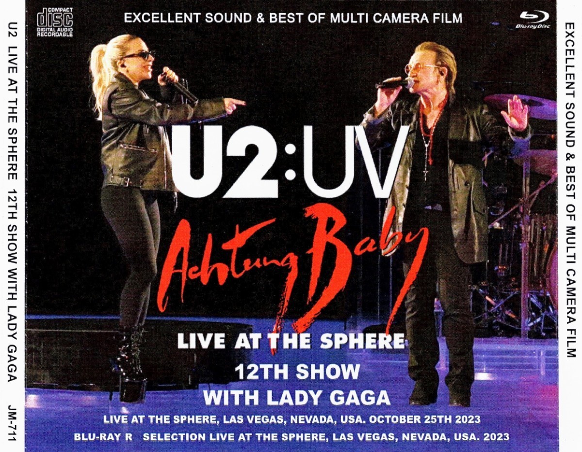 U2 「THE SPHERE 2023 12TH SHOW」 ボノ レディ・ガガ ユーツー LADYGAGA_画像6