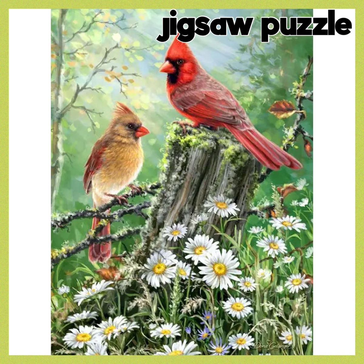 ジグソーパズル パズル 500ピース 鳥 自然 花 森