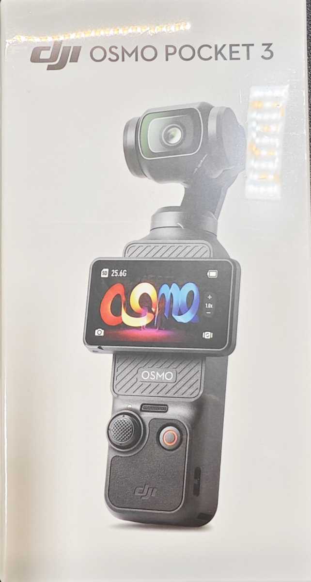 ■送料無料■新品未開封・未使用品■DJI vlogカメラ Osmo Pocket 3 1インチ CMOS 4K 120fps 動画対応 Vlog用カメラ 3軸スタビライザー_画像1
