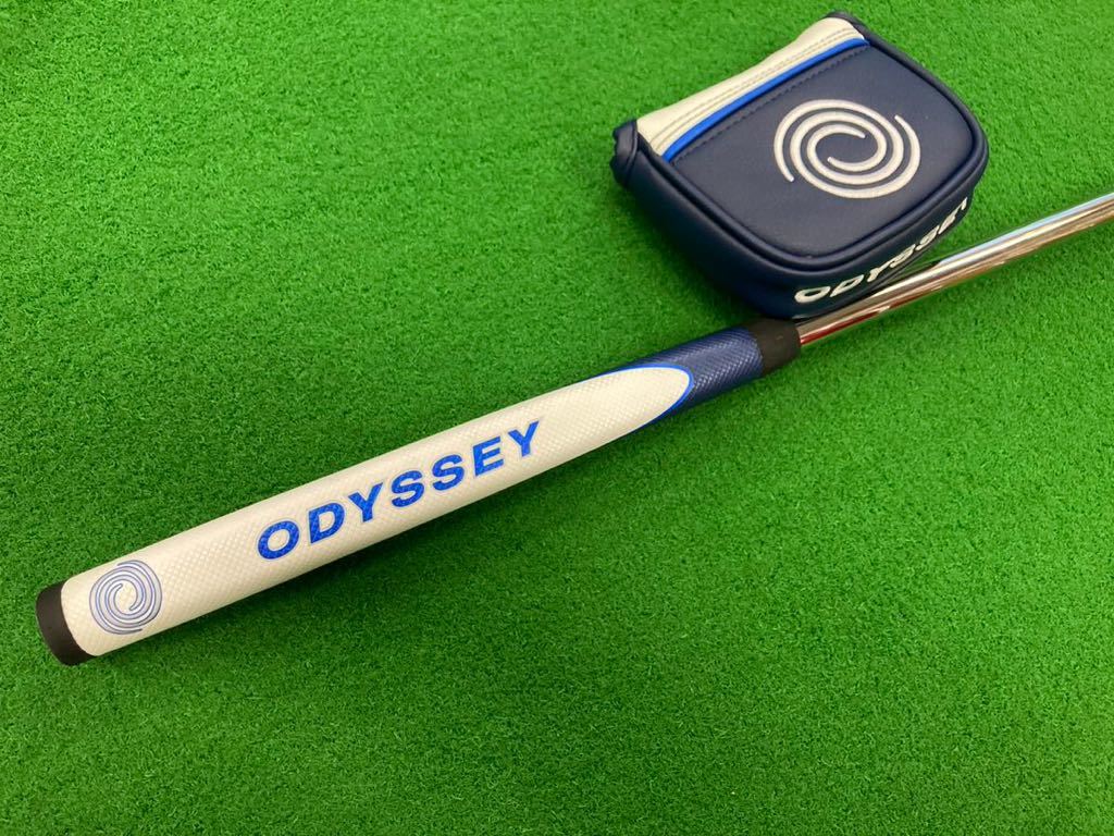 美品 ODYSSEY Ai-ONE パター ROSSIE S 純正スチール 34.0inc カバーあり 正規品 34.0inc オデッセイ 最新 ラウンド使用3回_画像8