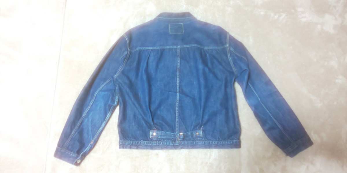 TCB jeans tcbジーンズ 30's ジャケット 30's Jacket 1st 12.5オンス Tバック 旧モデル 超希少品 サイズ50 サンプル級 超極上色落ち 濃紺_画像3