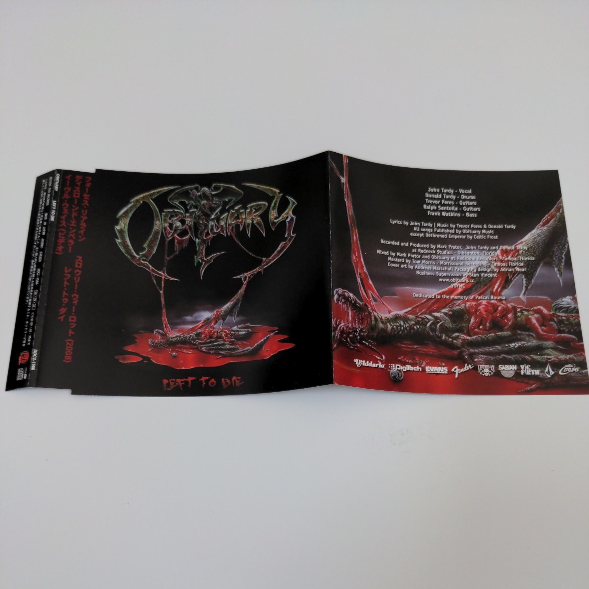 OBITUARY　US　デスメタル　ヘヴィメタル　Death Heavy Metal　国内盤シングルCD　帯付_画像3