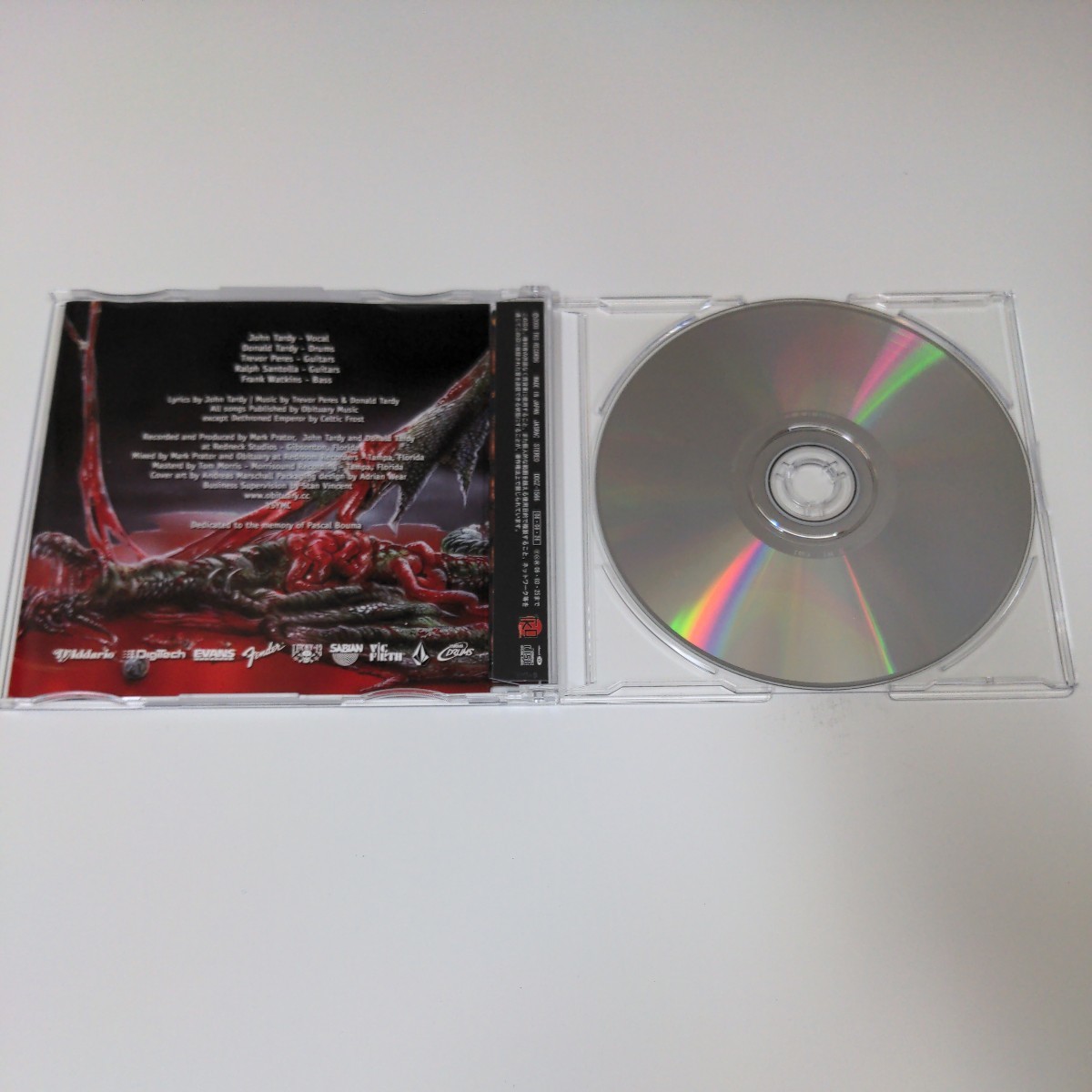 OBITUARY　US　デスメタル　ヘヴィメタル　Death Heavy Metal　国内盤シングルCD　帯付_画像5