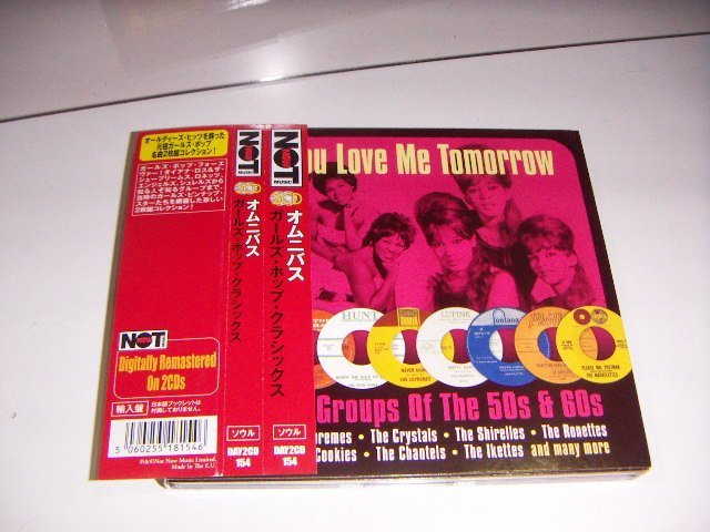 ●即決！CD：The Girl Groups Of The 50s & 60s：2枚組50曲：ガールズ・ポップ・クラシックス：帯付：シュープリームス：クリスタルズ他_画像1