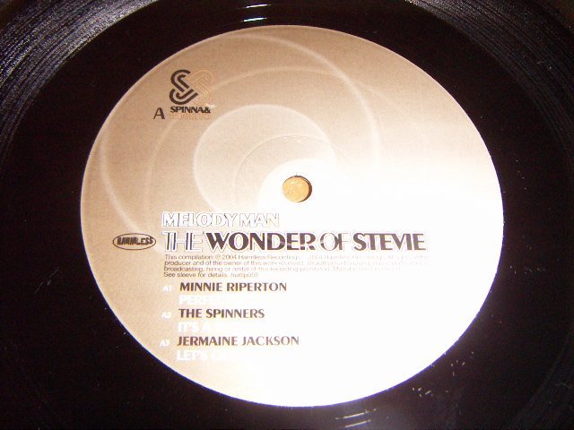 LP：THE WONDER OF STEVIE MELODY MAN DJ SPINNA & BOBBITO DJスピナ スティーヴィー・ワンダー：EU盤：2枚組_画像2