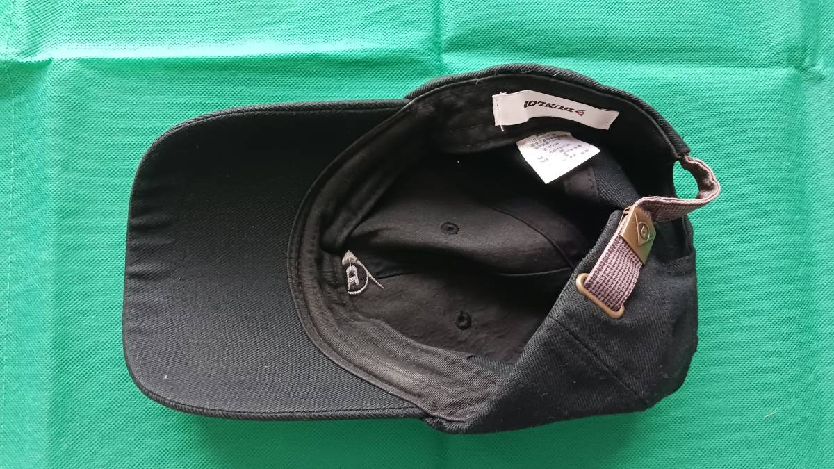 ★★ダンロップ DUNLOP キャップ 帽子（黒）E32_画像6