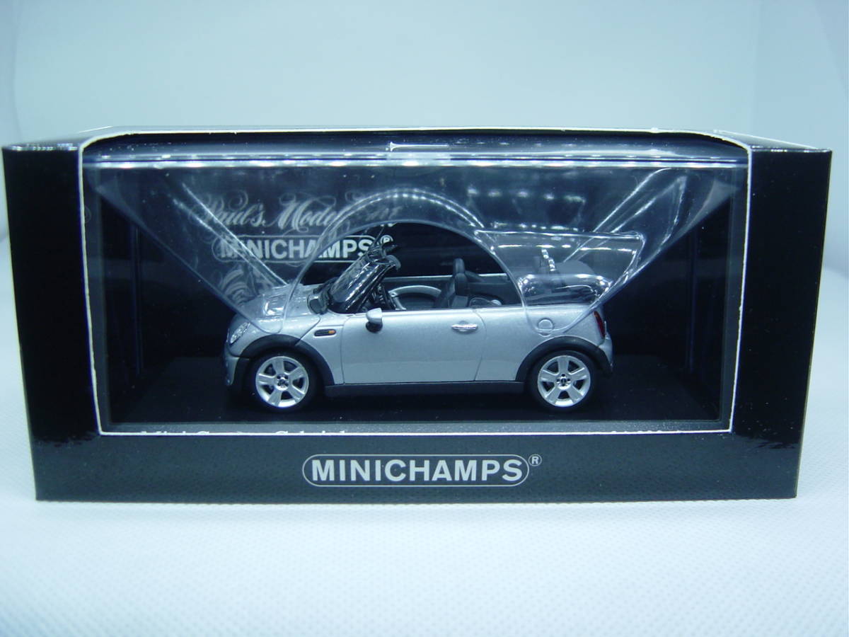 送料350円～ MINICHAMPS 1/43 Mini Cooper Cabriolet 2004 Pure Silver ミニ クーパー カブリオレ