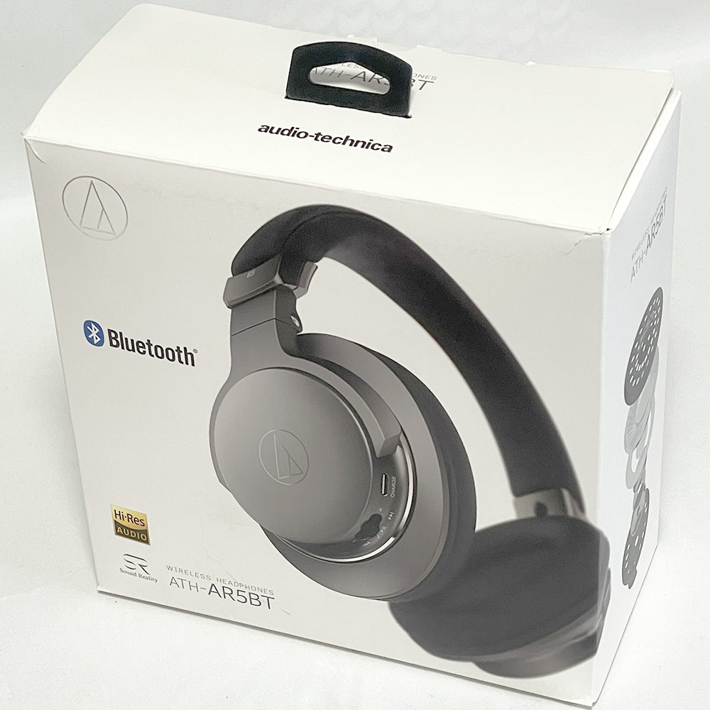 ◆送料無料・新品イヤーパッド交換済◆audio-technica ATH-AR5BT BK／Sound Reality◆ハイレゾ対応(有線接続):aptX/AAC対応:NFC機能◆_画像1