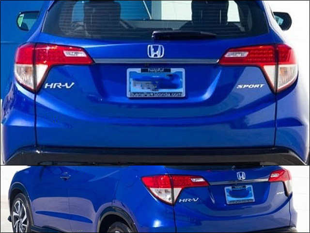 ヴェゼルRU【HONDA】ホンダHR-V純正USエンブレム-リアSPORT文字/USDM北米仕様ベゼルVEZEL米国バックドアRU1RU2RU3RU4スポーツHYBRID海外USA_画像3