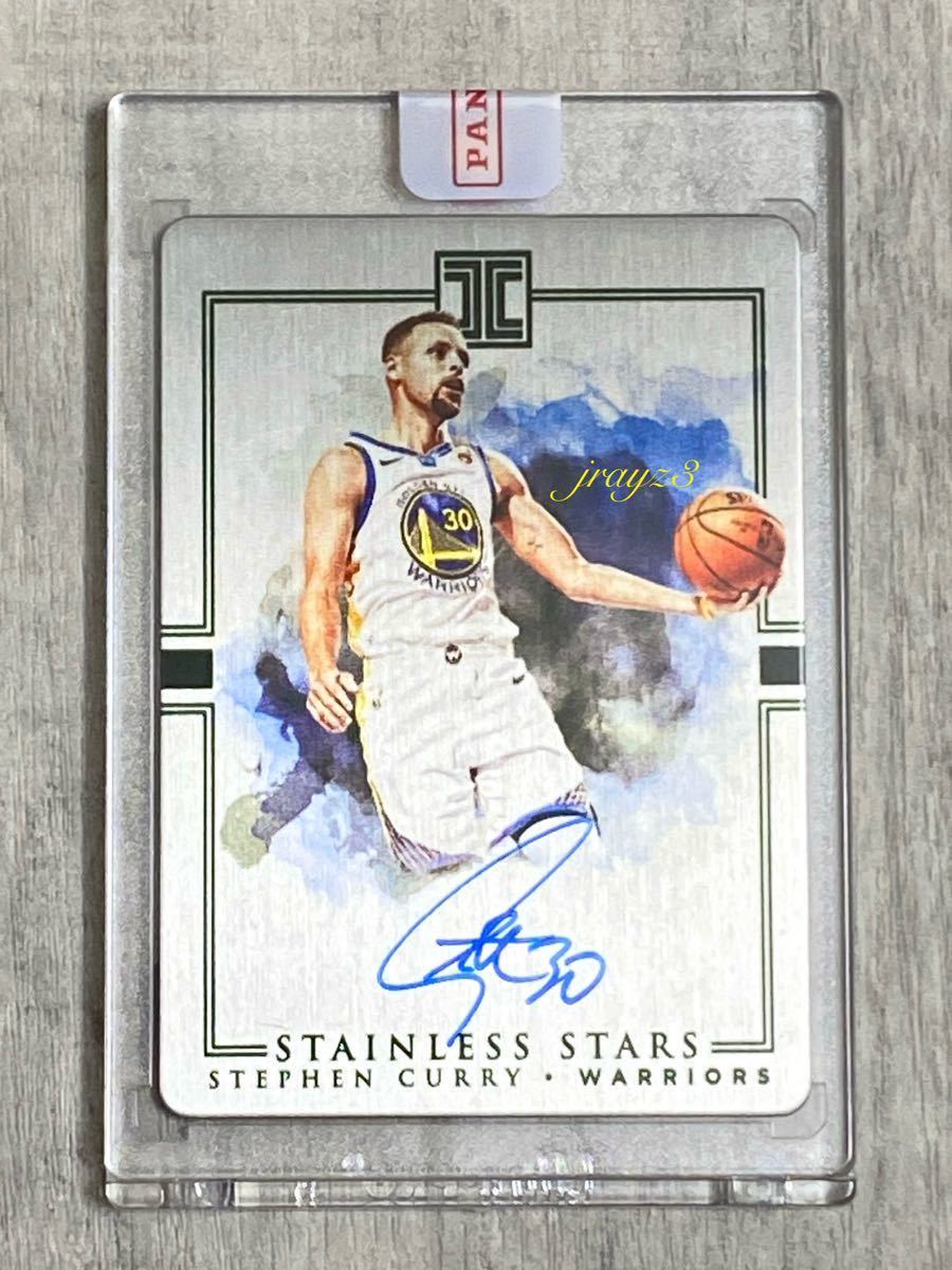 ★Stephen Curry★15枚限定！最高級版 直書きサイン★2018-19 Panini Impeccable Stainless Stars Autograph / ステフィン・カリー_画像4