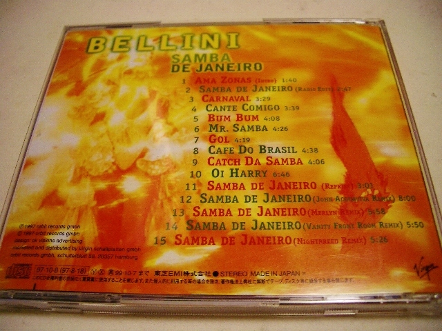  Berry ni(Bellini) [ samba DE album ] Samba De Janeiro 6Ver. compilation 