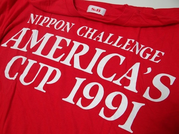  new goods 90 period Vintage S&B Japan representative NIPPON CHALLENGE AMERICA\'S CUP 1991 yacht race boat big size 