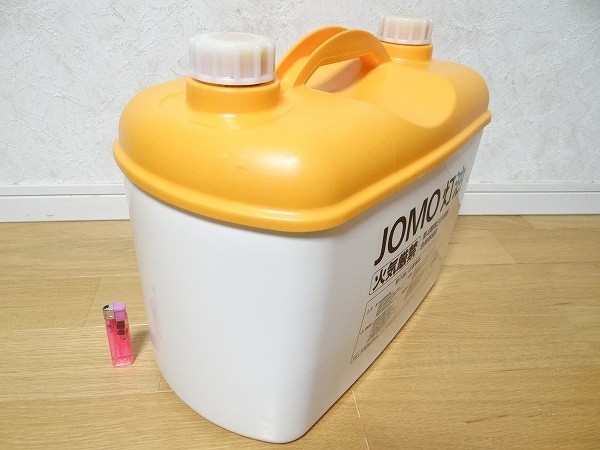 希少 ビンテージ JOMO 灯油 ガソリンスタンド 灯油タンク 灯油缶 20L ポリ容器 旧車 当時物_画像4