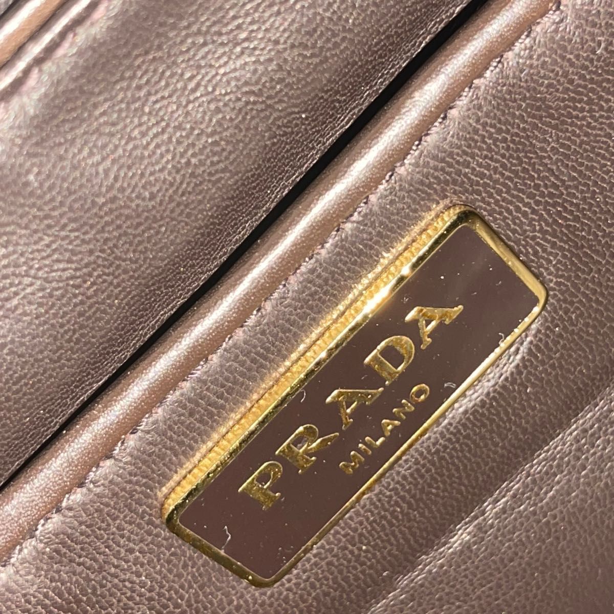 PRADA プラダ ツイードボーリングバッグ ギンガムチェック PRADA プラダ ツイードボーリングバッグ ギンガムチェック