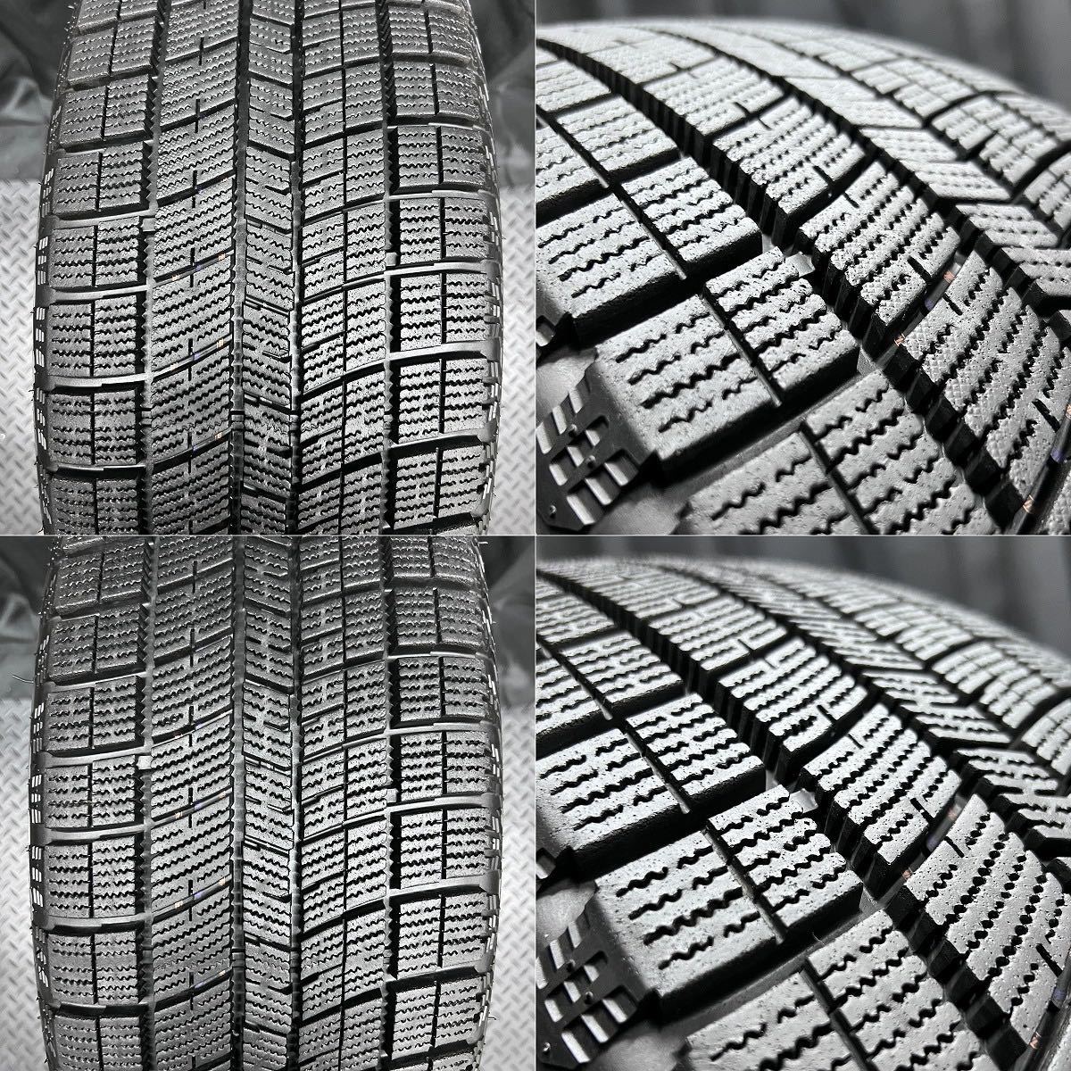 22年製 8.5～9分山★225/65R17 スタッドレス&ほぼ極美品 社外アルミ 4本 №231215-B3 レクサスNX ハリアー RAV4等/5H 114.3*ホイールセット_画像3