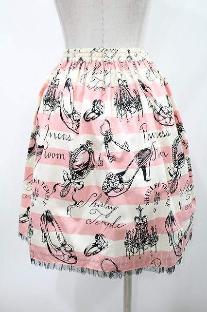Shirley Temple / Princess border skirt H-23-10-05-1011-ET-SK-KB-ZT324