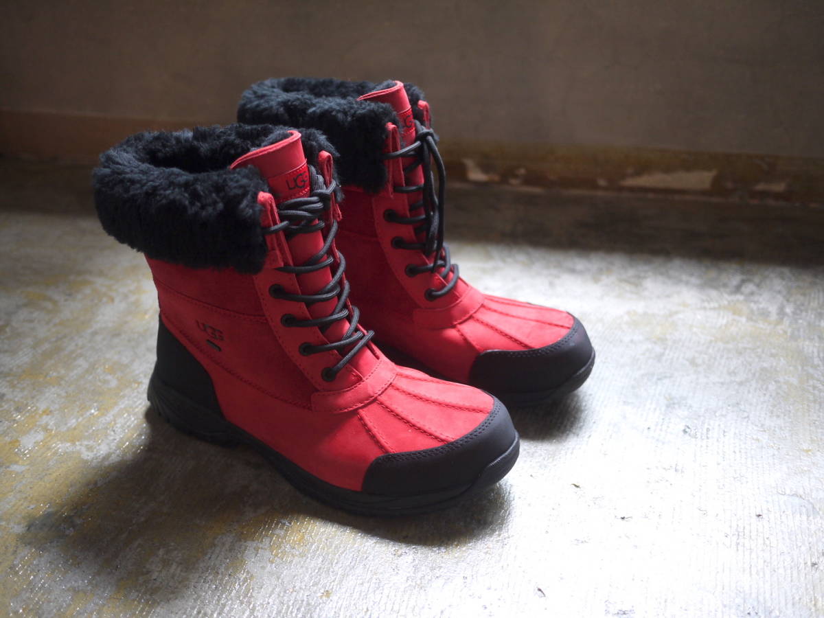 未使用 US購入 定価約4万 29cm/ugg butte waterproof leather boots 防水 撥水コーティング ブーツ_画像9