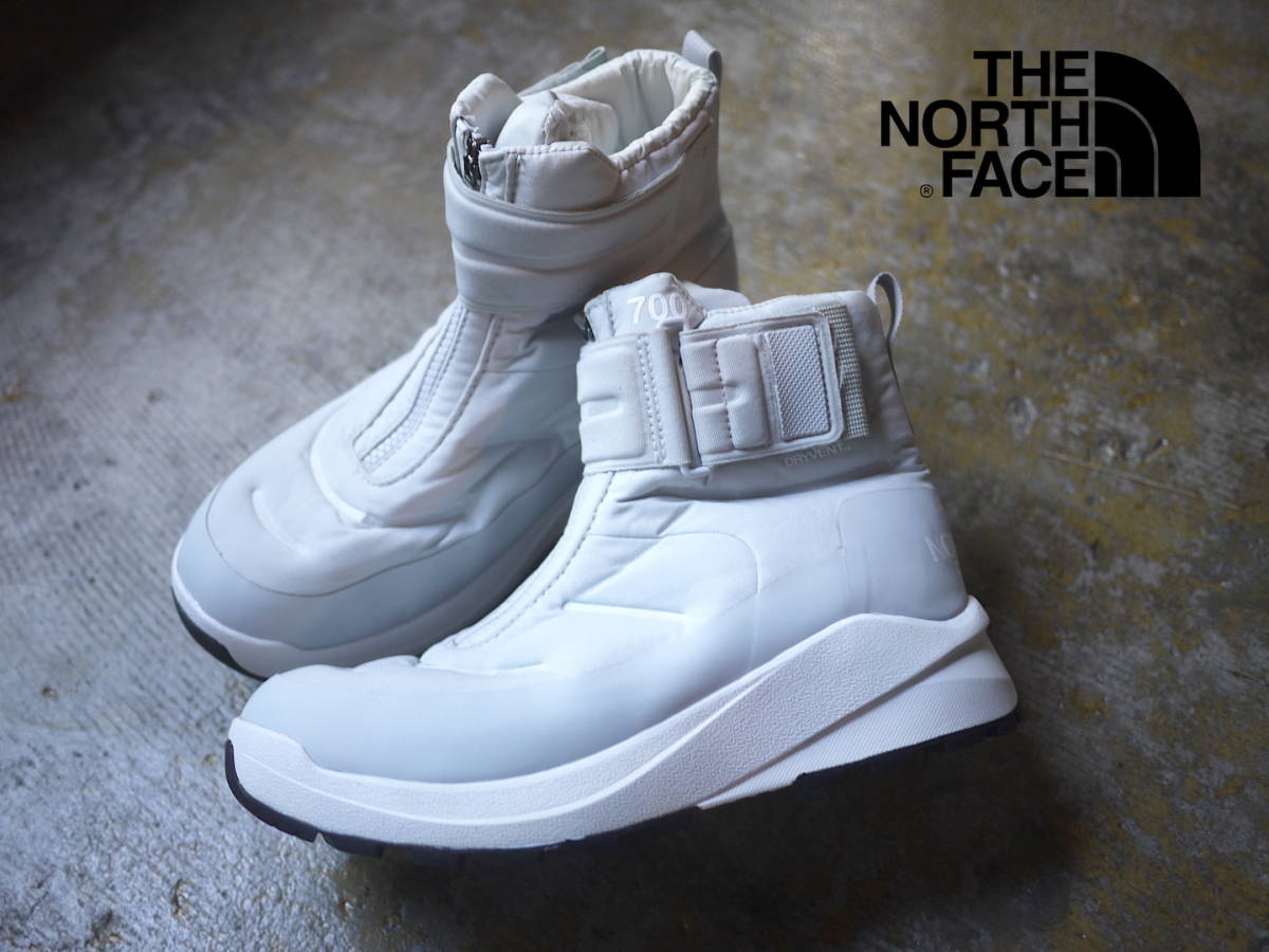 撥水加工 US購入 27.5cm/ノースフェイス ヌプシ ダウン 700フィル ブーツ DRYVENT THE NORTH FACE NUPTSE II ライトグレー_画像1