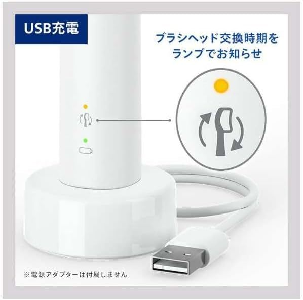 送料無料◆新品保証付 フィリップス 電動歯ブラシ ソニッケアー 3100シリーズ【HX3672/23】ホワイト 振動式 PHILIPS_画像7