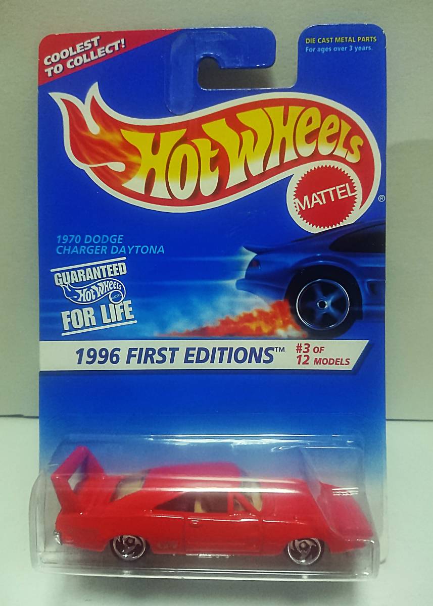 旧版 HW 1970 ダッジ チャージャー DAYTONA 1996 ファーストエディション CHARGER FIRST EDITIONS デイトナ ◇ ホットウィール_画像2