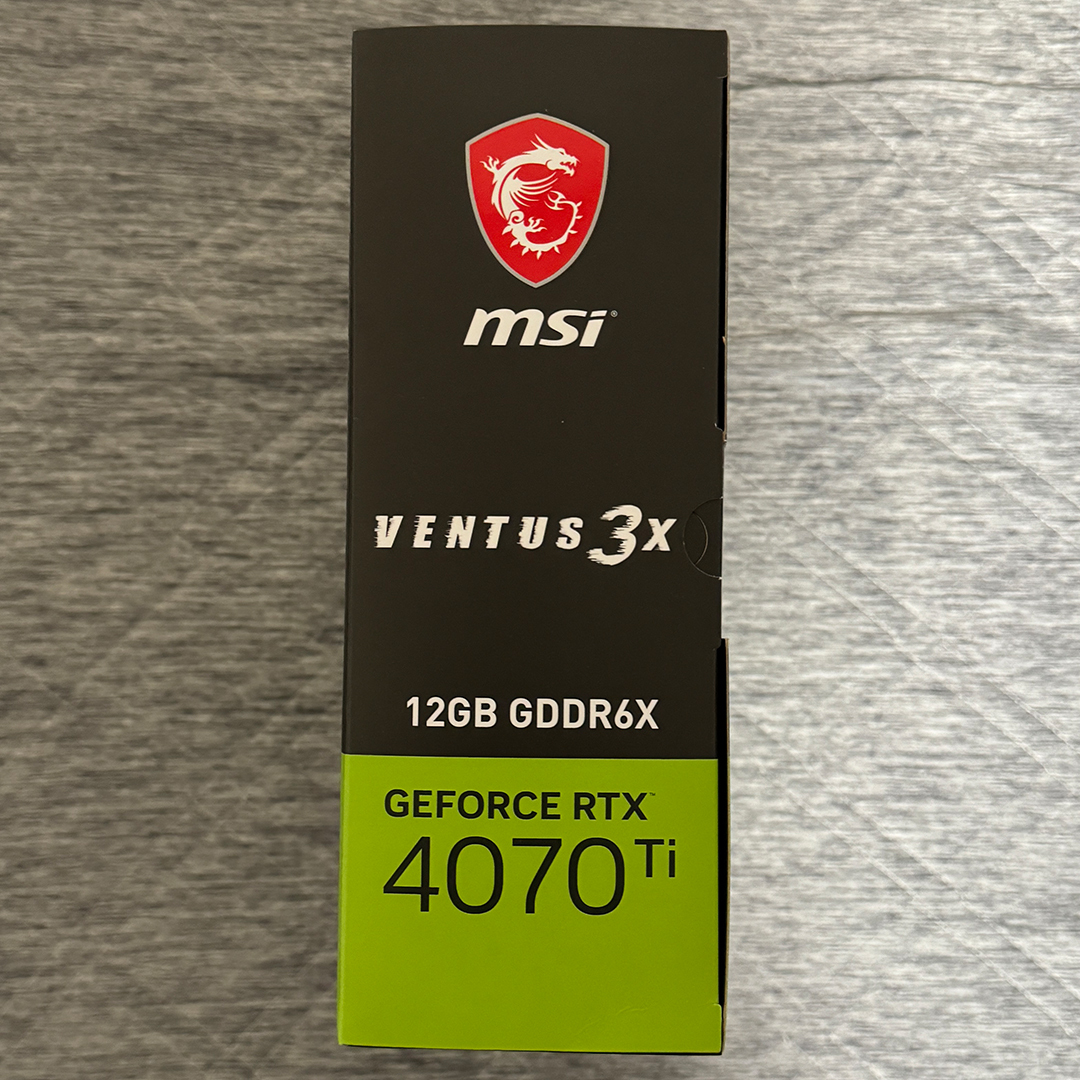 ◇【新品・未開封】MSI NVIDIA GeForce RTX4070Ti GEFORCE RTX4070TI VENTUS 3X 12G OC グラフィックボード 国内正規代理店品◇_画像3