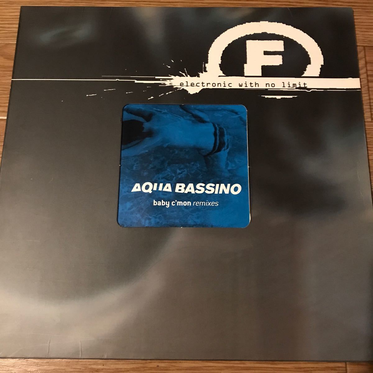 [ Aqua Bassino - Baby C'mon (Remixes) - F Communications F 158 ] Soul Designer/Fabrice Lig , Ron Trent_画像1