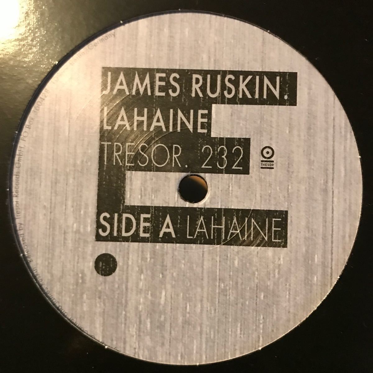 [ James Ruskin - Lahaine - Tresor Tresor 232 ] O/V/R_画像1