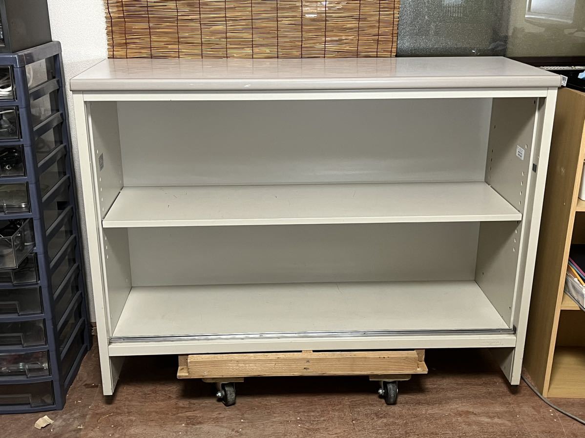 オカムラ オフィス キャビネット カウンター 1200×450×900 事務用品 店舗什器 48835Y M383 手渡し可:福岡県久留米市