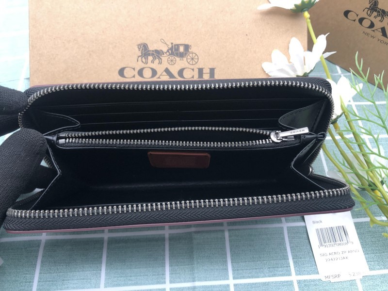 COACH コーチ 財布 長財布 プレゼント 贈り物 レザー ウォレット 新品未使用 メンズ レディース ブランド ギフト A192_画像7